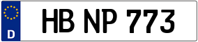 Truck License Plate